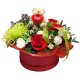 SOMBRERERA DE FLORES I LOVE YOU