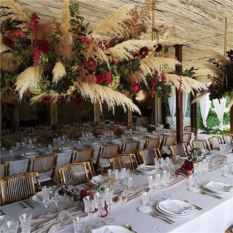 DECORACIÓN BANQUETE DE BODA 19122609