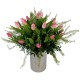JARRÓN PINK TULIPS
