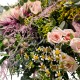 JARRÓN FLORAL MIEL