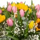 RAMO DE TULIPANES Y GIRASOLES