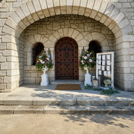 DECORACIÓN EXTERIORES BODA EX26009